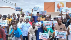Adamawa residents protest two-month blackout at YEDC headquarters