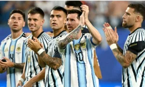Two Argentina players hired private security to guard their homes after beating England