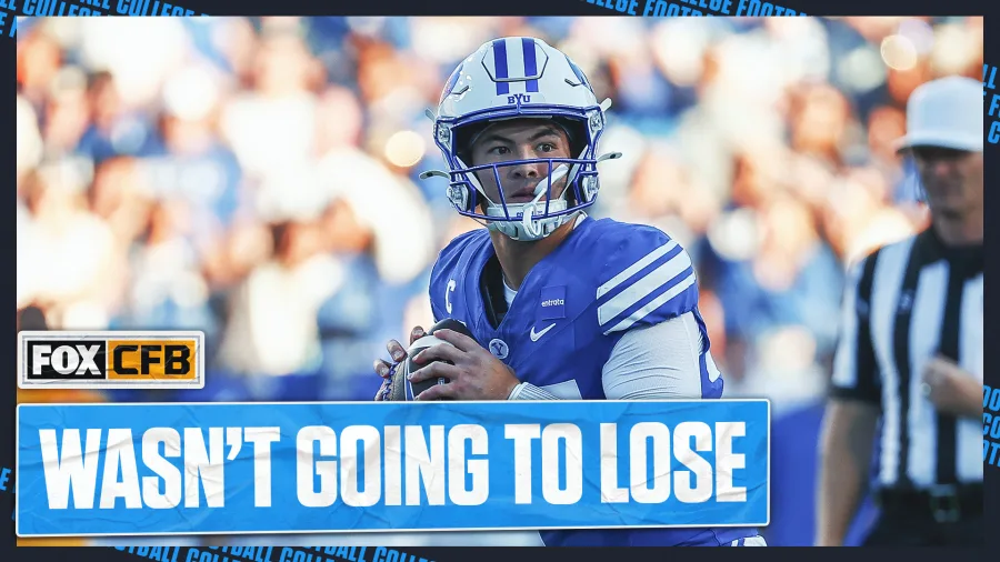 Bear Bachmeier Reveals Personal Motivation Behind BYU's Upset Win Over Notre Dame