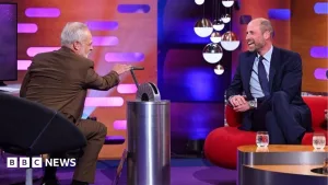 Gasps as Prince William makes surprise appearance on Graham Norton Show