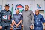 Peter Obi visits NLC headquarters, mourns Secretary-General Ugboaja