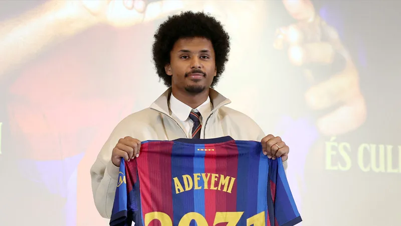 Barcelona Signs Forward Karim Adeyemi From Borussia Dortmund Until 2031