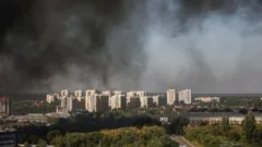At least 27 dead and hundreds evacuated after strikes near Kyiv