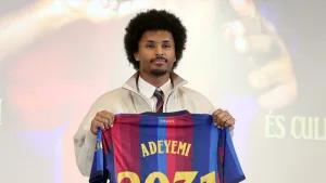 Barcelona Signs Forward Karim Adeyemi From Borussia Dortmund Until 2031