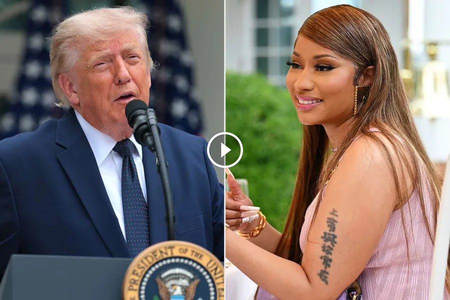 Nicki Minaj is so hot – Trump says at White House event