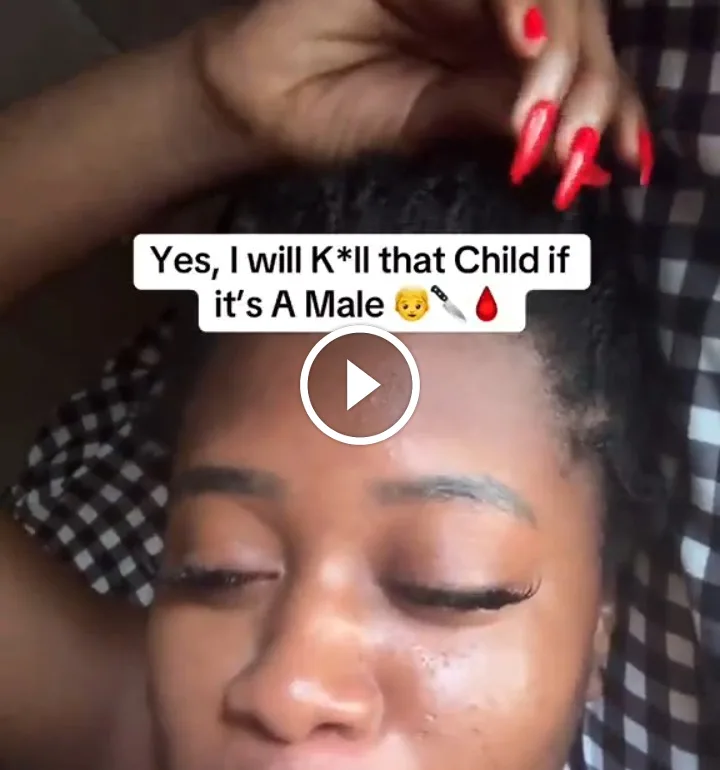 VIDEO: I will k!ll my child if it’s a boy – Lady speaks