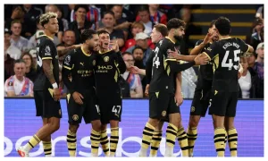 EPL table: Man City go top with 4-1 thrashing of Crystal Palace
