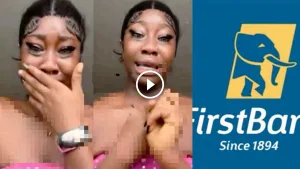 Lady breaks down in tears after discovering her FirstBank account was allegedly h@ck£d, leaving her with an empty account