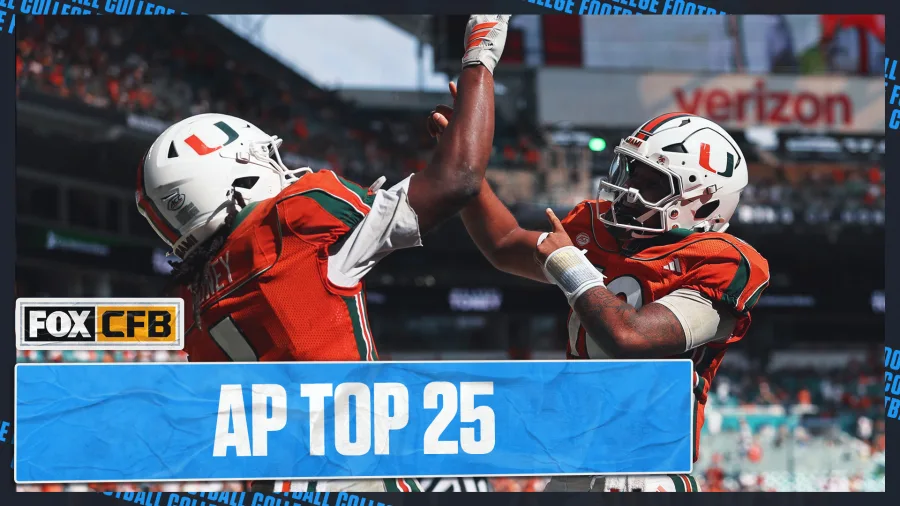 AP Top 25: Miami (Fla.) Stays At No. 1; Who Climbs To No. 2 After BYU Loss?