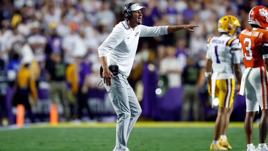 LSU Enters Top 10, Michigan Falls Out Of AP Top 25 After Week 1