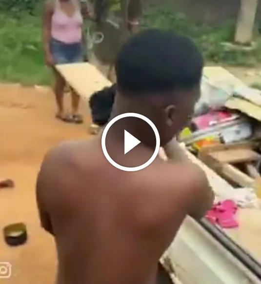 VIDEO: Man reacts as his girlfriend moved into his house without telling him