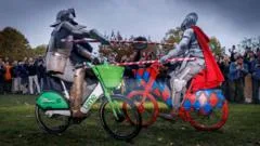Bikes 'not for jousting,' says Lime after duel video