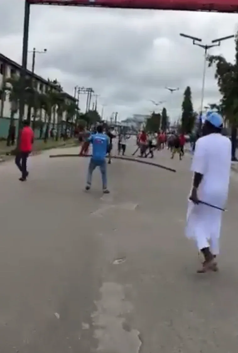 NDC members attacked by thugs during 1 million an march in Warri[VIDEO]