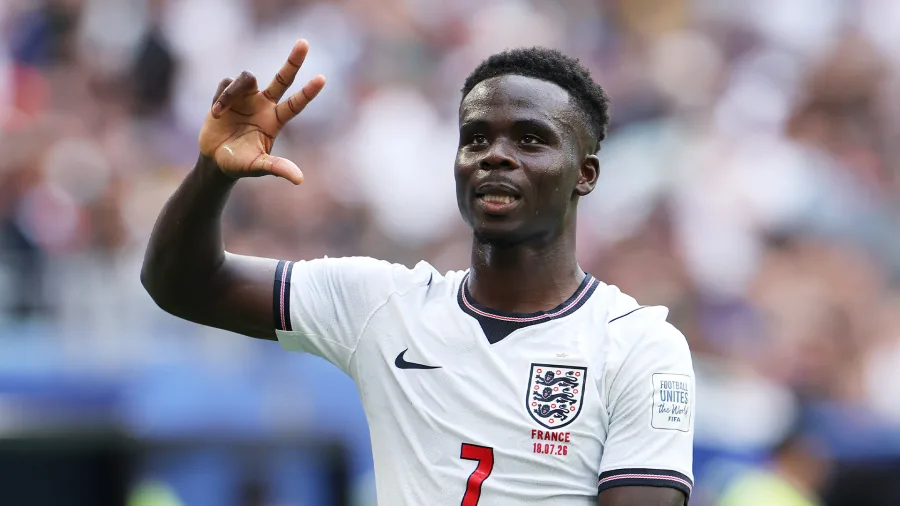Bukayo Saka Responds To Questions About His Fitness After Hat Trick vs. France