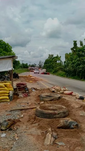Cross River deputy governor, Odey, survives auto crash, vehicles damaged
