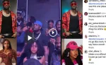 Peter Okoye sparks mixed reactions after being spotted holding actress Ekene Onochie at a club.