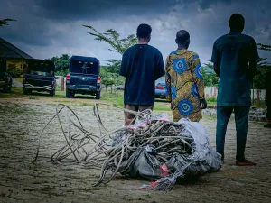 Osun NSCDC arrests father, son, one other over alleged theft, sale of electrical cables