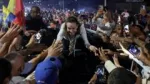 Crowds welcome Venezuela's María Machado after months in exile