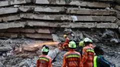 Seven missing after multi-storey building collapses in Kenya's capital